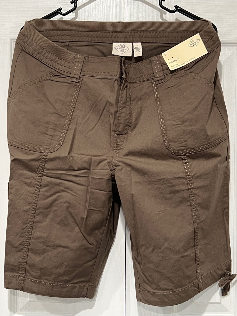 St. John's Bay Brown Cargo Shorts